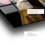 Wallity Cuadro Decorativo de Cristal Templado Multicolor CAM3730 - 5070
